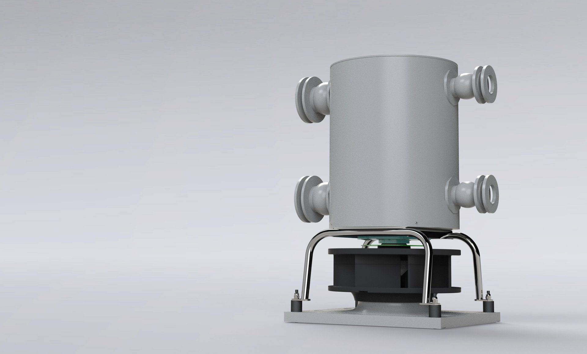 Special fan made of plastic as the main fan for exhaust air gas water - Colasit